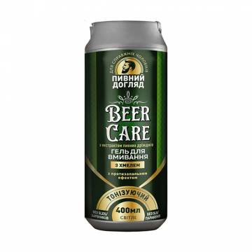 Мужской гель для умывания Beer Care Тонизирующий, с хмелем, 400 мл Мужской гель для умывания Beer Care Тонизирующий, с хмелем, 400 мл