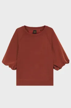 Женский бордовый свитшот Бордовый S BOSS 50556383;604