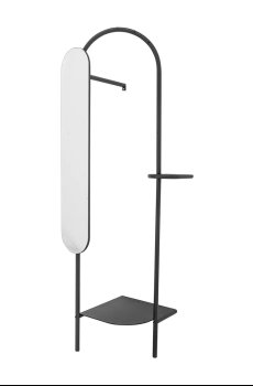 Вешалка для одежды с зеркалом Bloomingville Belen 58 x 185 x 45 cm