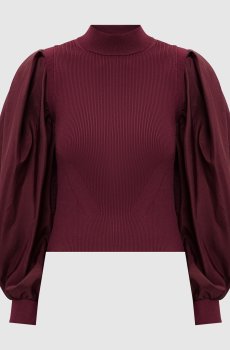 Бордовый топ Jackie