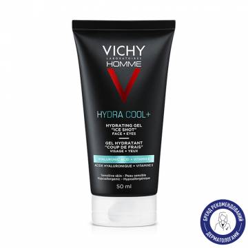 Мужской гель для лица и контура глаз Vichy Homme Hydra Cool+ с охлаждающим эффектом, 50 мл Мужской гель для лица и контура глаз Vichy Homme Hydra Cool+ с охлаждающим эффектом, 50 мл