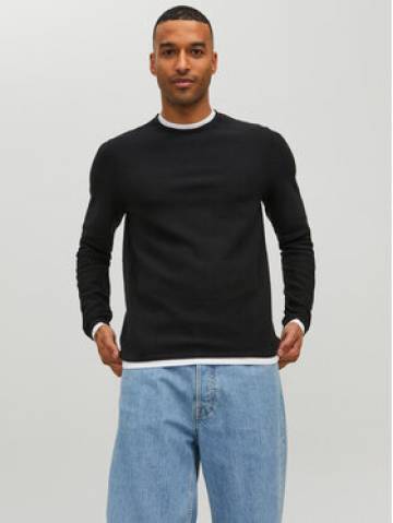 Jack&Jones Светр 12227443 Чорний Regular Fit Jack&Jones Светр 12227443 Чорний Regular Fit