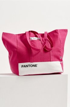 Тканинна сумка для покупок Pantone - фуксія