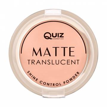 Матирующая пудра для лица Quiz Cosmetics Matte Translucent Shine Control Powder Контроль блеска, 02 Medium, 10 г Матирующая пудра для лица Quiz Cosmetics Matte Translucent Shine Control Powder Контроль блеска, 02 Medium, 10 г