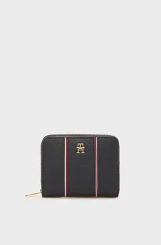 Женский темно-синий кошелек ICON MED Синий ONESIZE Tommy Hilfiger AW0AW18653
