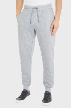 Мужские серые спортивные брюки FLAG LOGO Серый S Tommy Hilfiger MW0MW36142