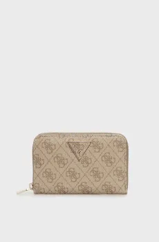 Женский бежевый кошелек с узором LAUREL II Бежевый ONESIZE Guess SWSG7459140