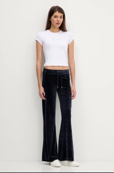 Спортивные штаны из велюра Juicy Couture Monogram Lisa