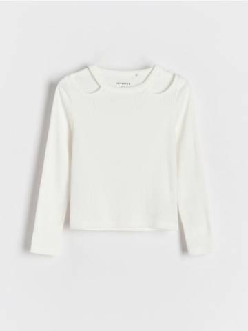 Reserved - GIRLS` BLOUSE - кремовий - 694BP-01X Reserved - GIRLS` BLOUSE - кремовий - 694BP-01X