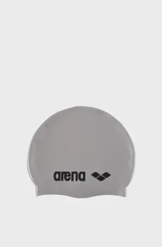 Серая шапочка для плавания CLASSIC SILICONE Серый ONESIZE Arena 91662-051