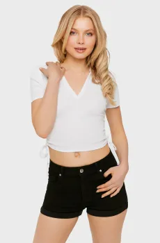 Женский белый топ Белый S Tally Weijl STSCOELETTRA