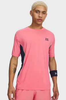 Мужская розовая футболка UA Tech Sport Short Sleeve Розовый XXL Under Armour 6009830-600