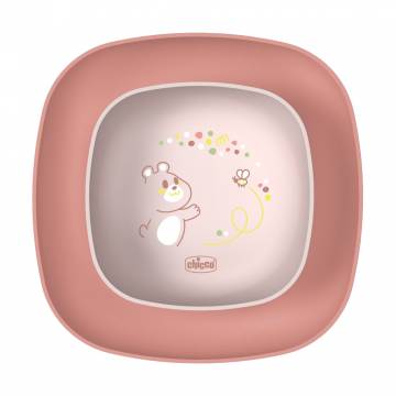 Детский набор тарелок для кормления Chicco Babys Dish Set, от 1 года, розовый, 2 шт (16002.15) Детский набор тарелок для кормления Chicco Babys Dish Set, от 1 года, розовый, 2 шт (16002.15)