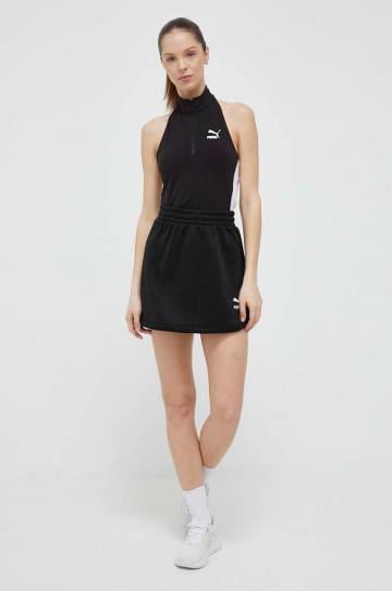 Юбка Puma цвет чёрный mini прямая Юбка Puma цвет чёрный mini прямая