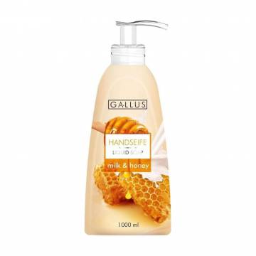 Жидкое мыло для рук Gallus Milk & Honey, 1 л Жидкое мыло для рук Gallus Milk & Honey, 1 л
