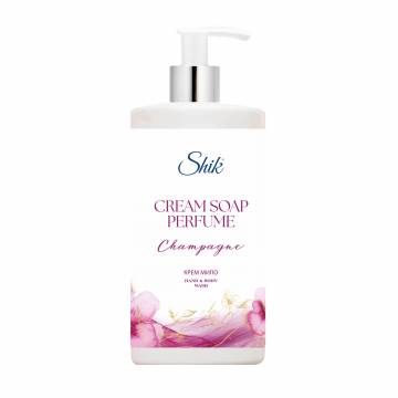 Жидкое крем-мыло Shik Cream Soap Perfume Champagne, 450 г Жидкое крем-мыло Shik Cream Soap Perfume Champagne, 450 г