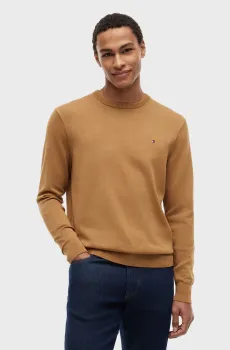 Мужской бежевый джемпер ESSENTIAL Бежевый XL Tommy Hilfiger MW0MW39999