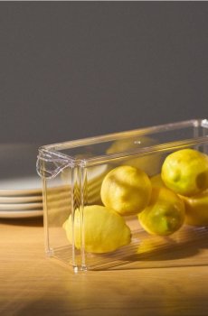 Контейнер для їжі в холодильник - clear