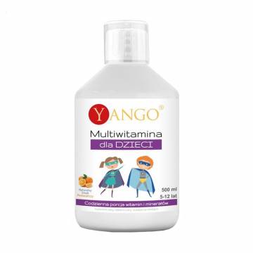 Детские мультивитамины Yango Multivitamin for Kids, в жидкости, 500 мл Детские мультивитамины Yango Multivitamin for Kids, в жидкости, 500 мл