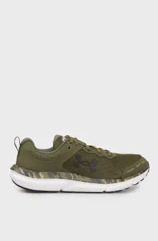 Мужские зеленые кроссовки UA Charged Assert 10 Camo Зеленый 7 Under Armour 3027036-300