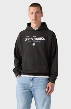Мужское черное худи Черный L Levi’s® 0065D;0002