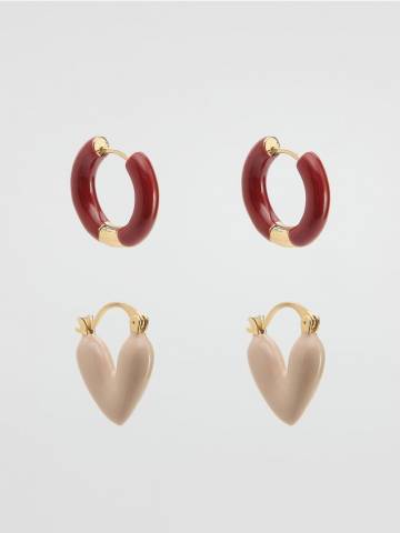 Reserved - Набір сережок - різнобарвний - 961CO-MLC