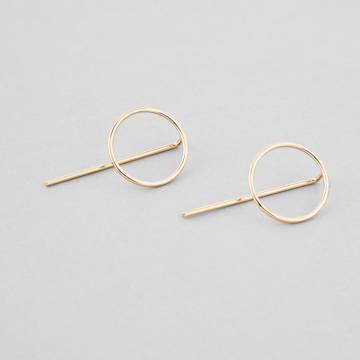 Золотые серьги Minimal с20362ж/М9240л Золотые серьги Minimal с20362ж/М9240л